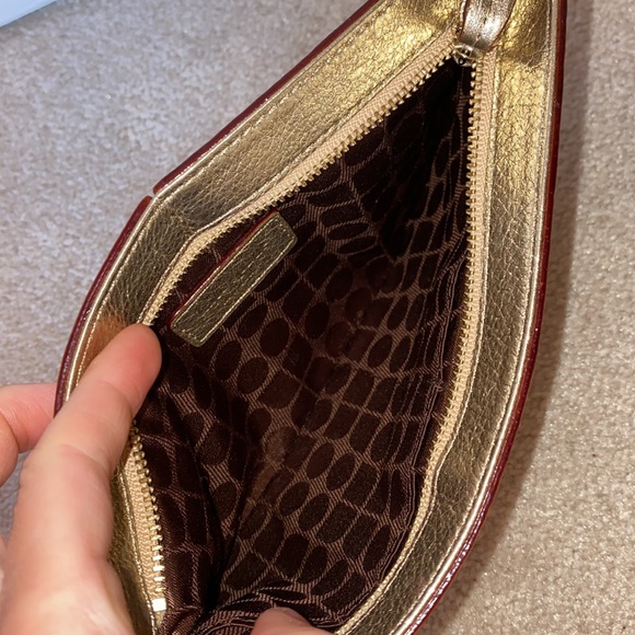 Gold Kate Spade clutch - Picture 4 of 4